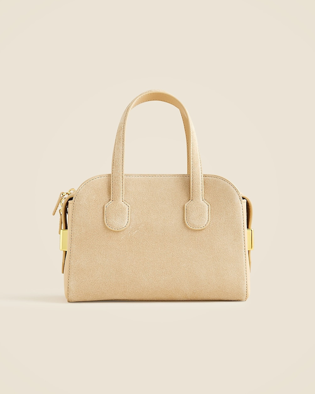 Small Berkeley top-handle bag in suede and leather | J. Crew US