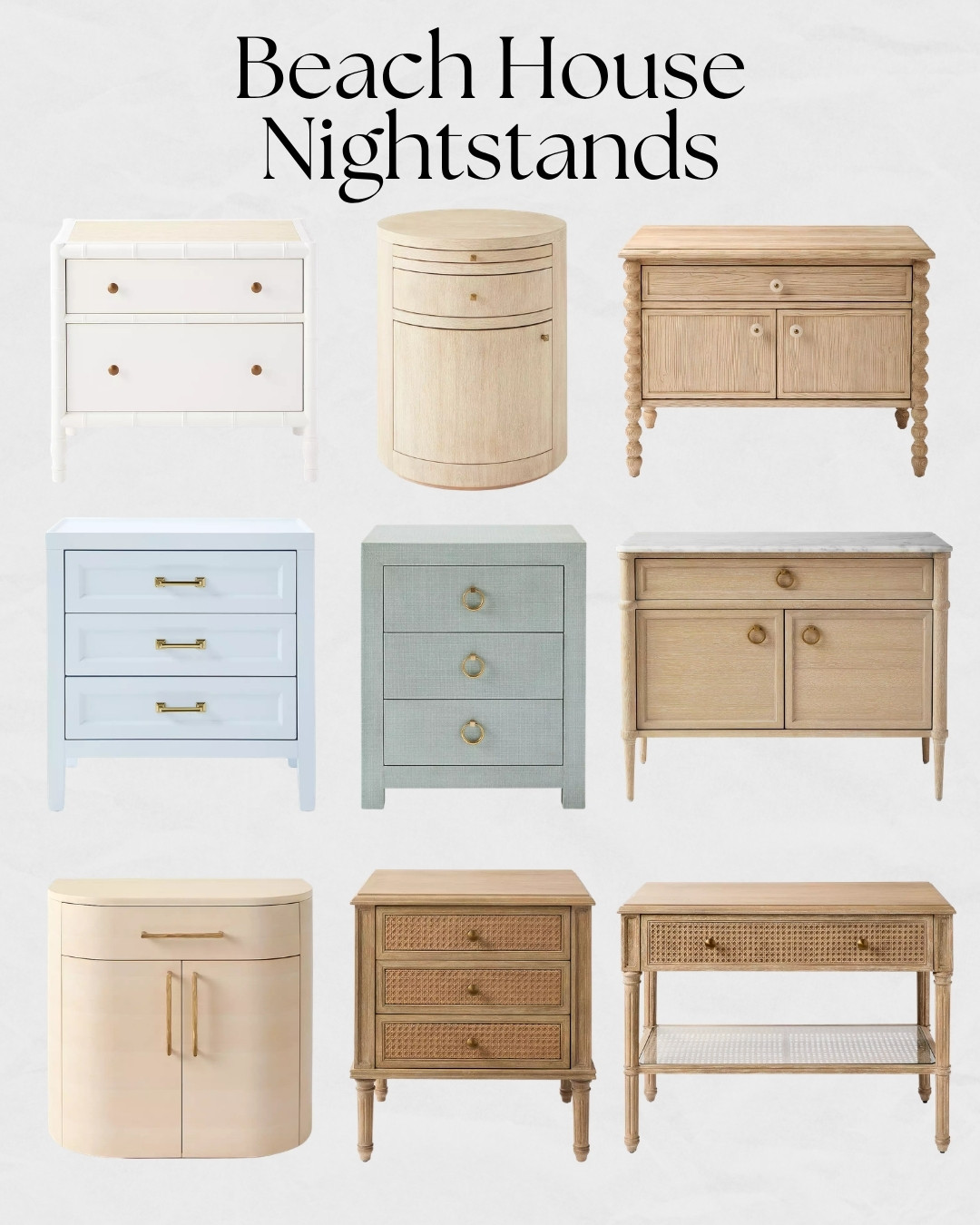 Beach House Nightstands, Coastal Home Nightstands, Coastal Home Furniture, Nightstands for Coastal Bedroom, White Oak Nightstands

#coastalhome #beachhouse #furniture #nightstands  

 #LTKHome #LTKSaleAlert