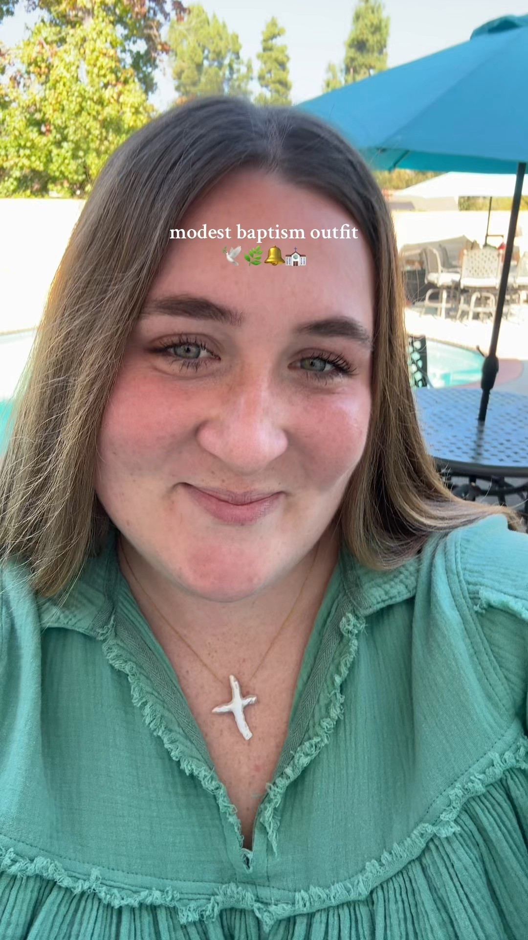 Modest midsize fashion!! 
Pants: Large
Linked a similar pair of earrings bc mine are from a small business on insta “southernoysterco"

#LTKTall #LTKFindsUnder100 #LTKMidsize