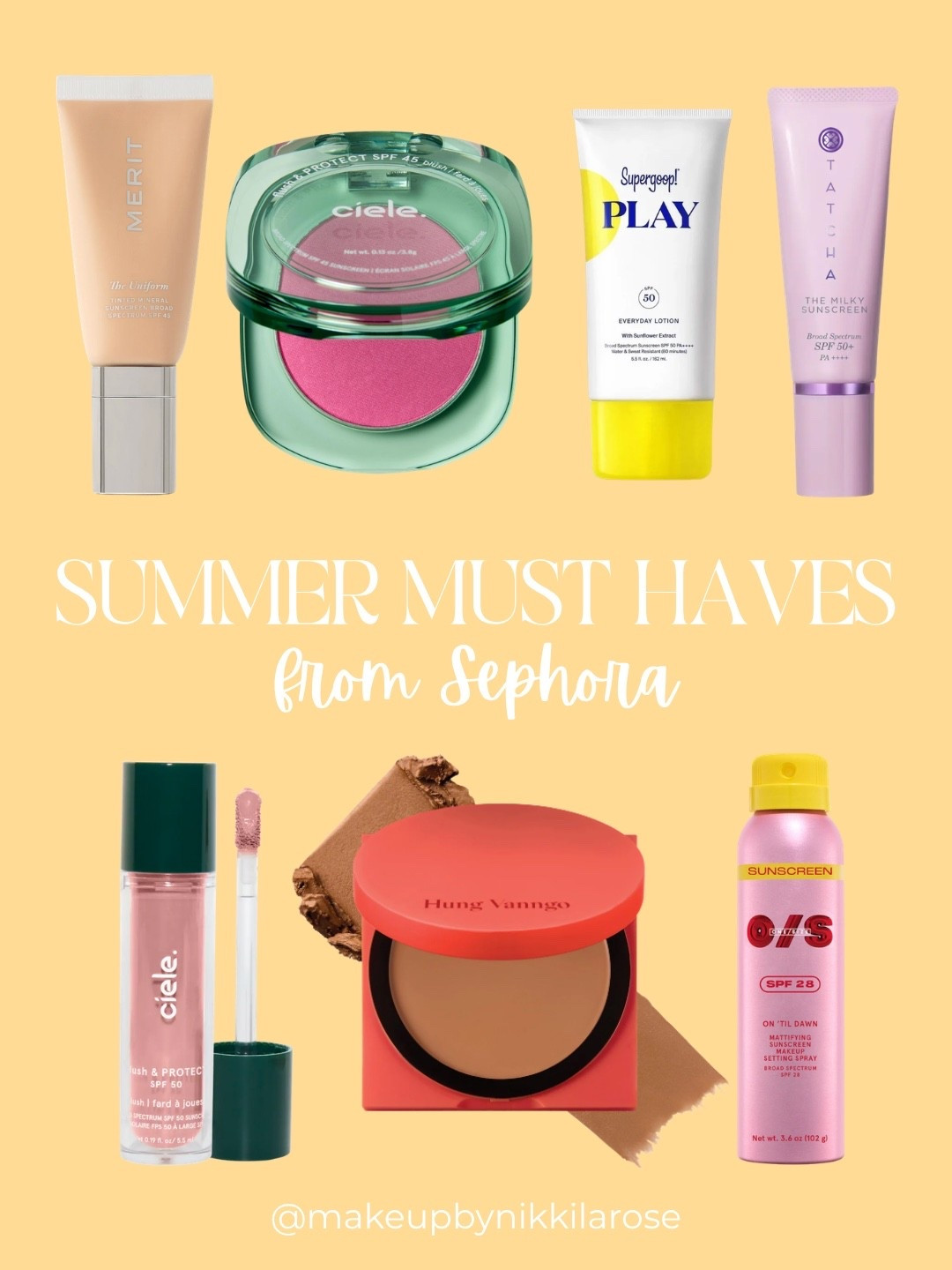 My Summer must haves @Sephora !

Buy online, pick up in store plus same day delivery options available!
#sephorapartner #sephora #sephorahaul #summermusthaves