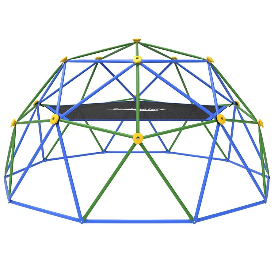 Gardenature 10FT Climbing Dome with Hammock, Outdoor Jungle Gym for Kids, Geometric Dome Climber ... | Amazon (US)