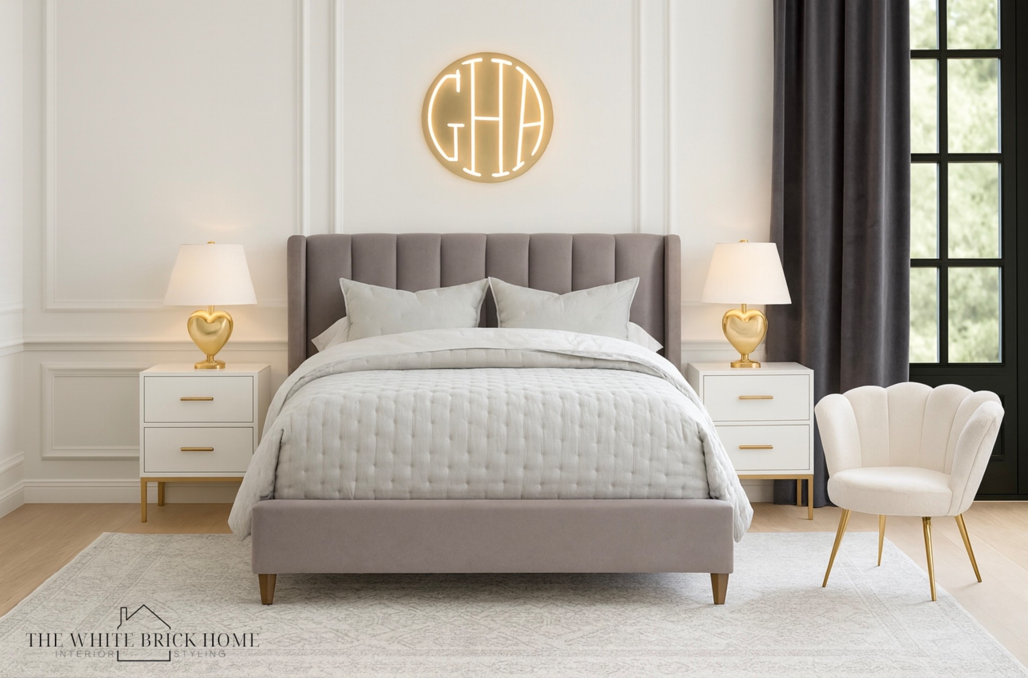 This glowing monogram wall light adds the perfect personalize sparkle to a girls bedroom, blending elegance and charm in one statement piece above a bed! 

Girls room, girls bedroom, kids room, kids bedroom, girls room bed, girls room rug, girls room lamp, girls room lighting, girls room decor, girls room modern, black and white girls room, teen, teen bedroom, teen room decor, teen bedroom lighting, girls bedroom chair, girls bedroom wall decor, wall light, Anthropologie, pottery Barn teen, girls room pottery barn teen 

#LTKGiftGuide #LTKHome #LTKHoliday