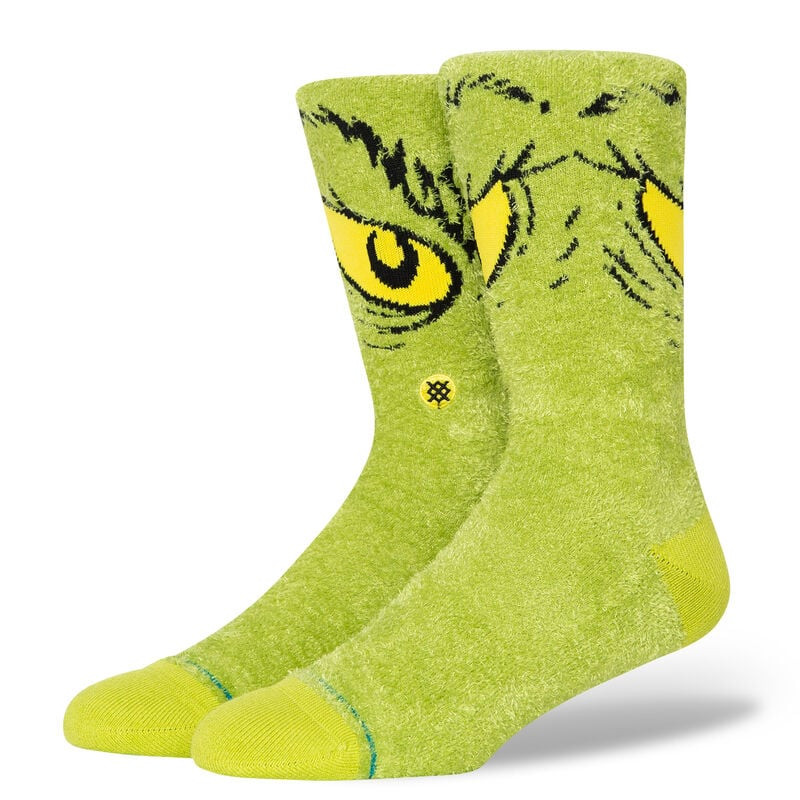 The Grinch X Stance Da Da Dagrinch Cozy Poly Crew Socks | Stance