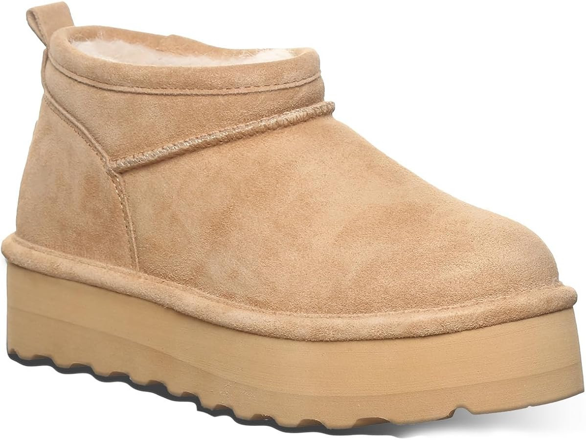 BEARPAW Women's Retro Super Shorty Boot | Women's Ankle Boot | Women's Slip On Boot | Comfortable... | Amazon (US)