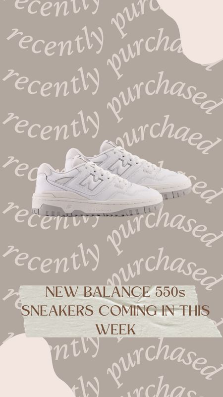 New white sneakers coming in this week! The new balance 550s

White sneakers, summer white sneakers, sneakers under $100

#LTKunder100 #LTKshoecrush #LTKstyletip