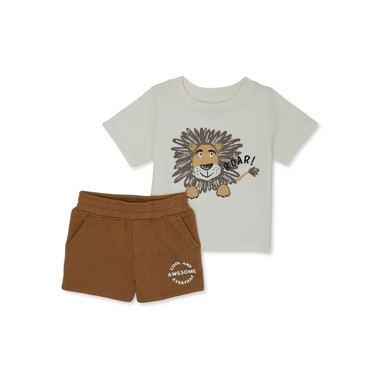 Garanimals Baby Boy Mix and Match Outfit Kid-Pack, 6-Piece, Sizes 0-24 Months | Walmart (US)