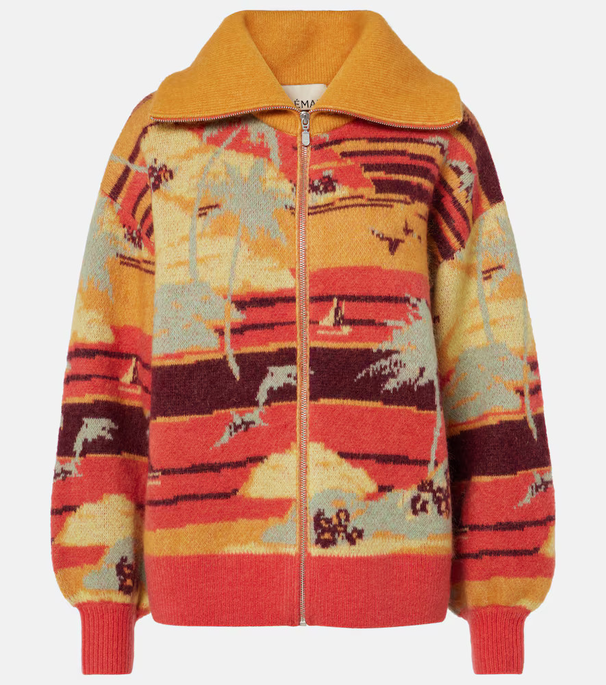 Alemais Palm Island jacquard cardigan | Mytheresa (UK)