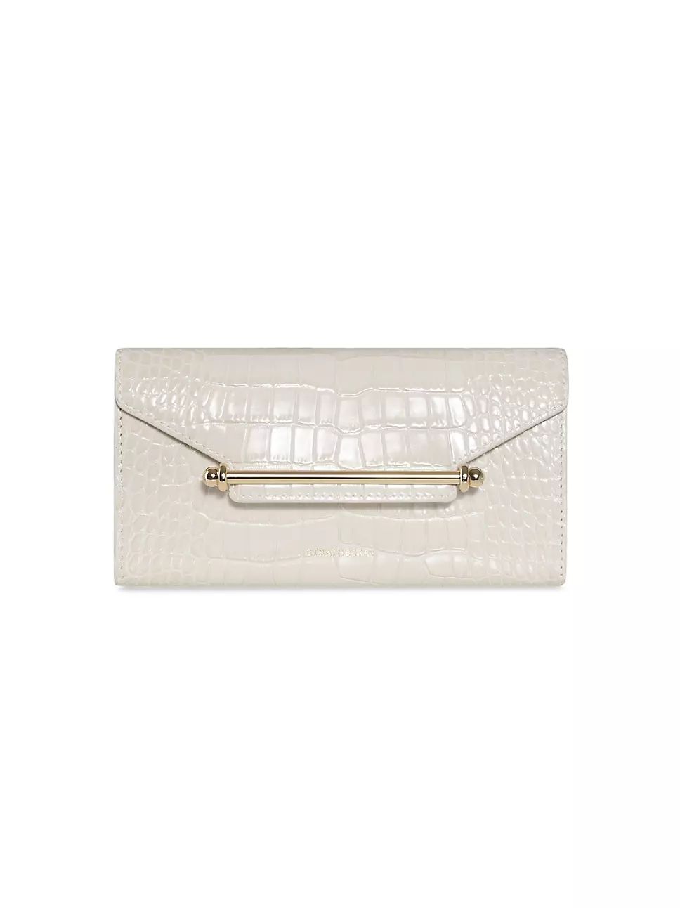 Multrees Croc-Embossed Leather Wallet-On-Chain | Saks Fifth Avenue