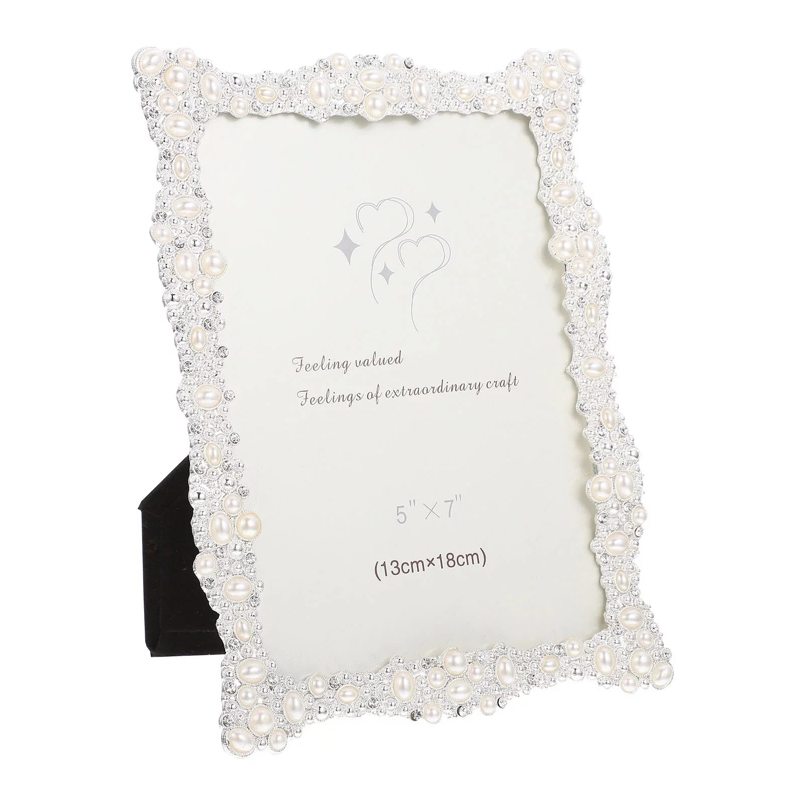 Wedding Favors Pearl Photo Frame Vintage Decor Table Decorations Crystal Picture Frames Light Lux... | Walmart (US)