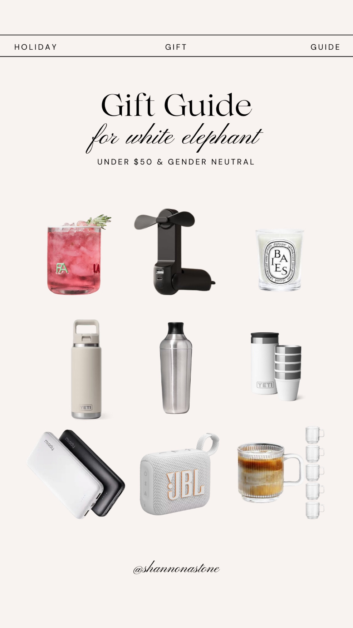 Gift guide for white elephant

#LTKGiftGuide #LTKFindsUnder50 #LTKSeasonal