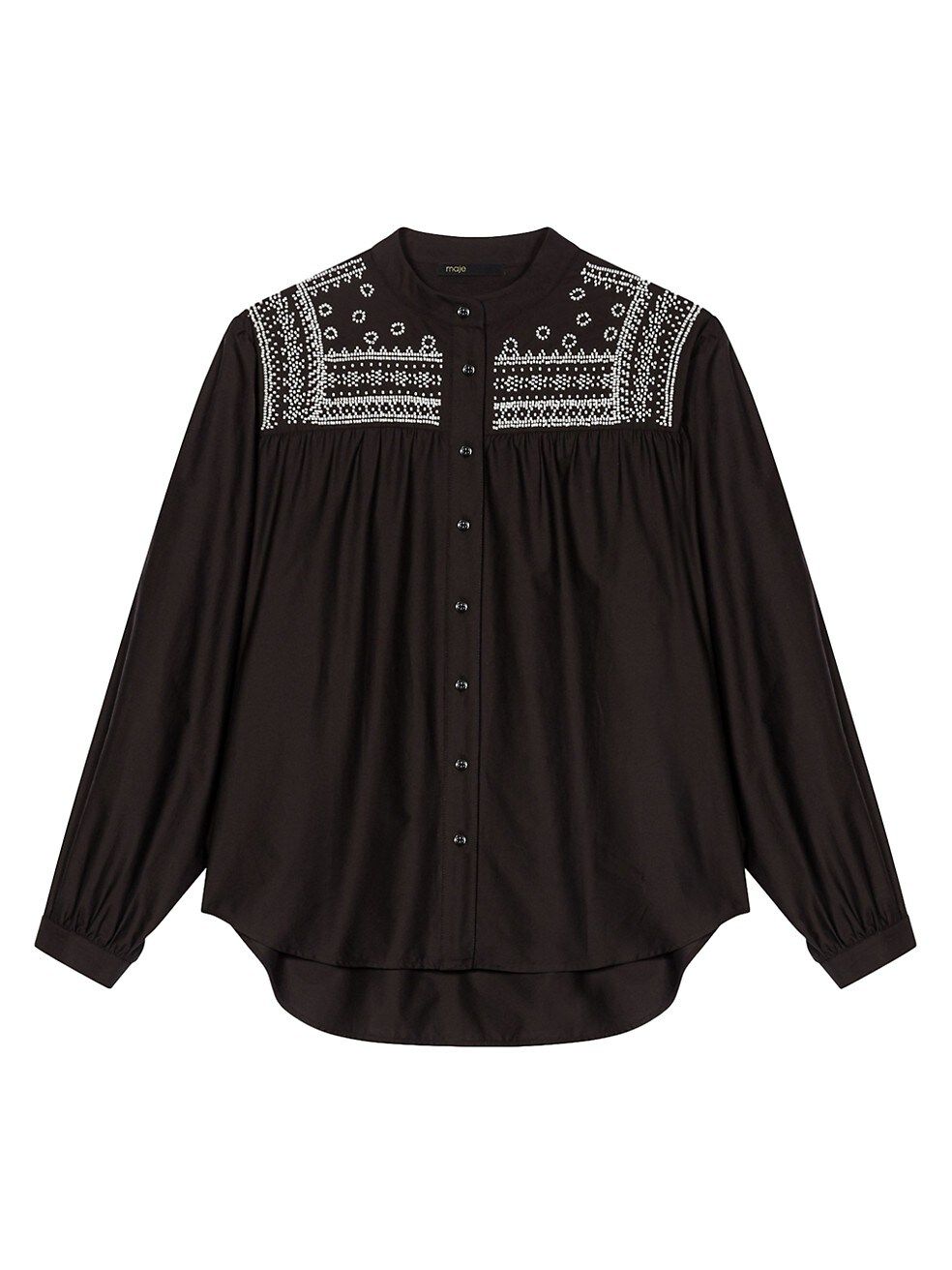 Shirt With Embroidered Details | Saks Fifth Avenue
