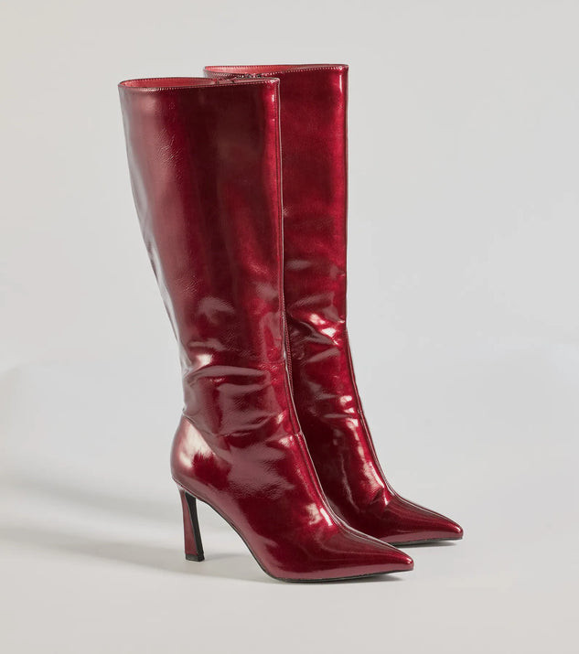 Elevated Glam Under-The-Knee Stiletto Boots | Windsor Stores