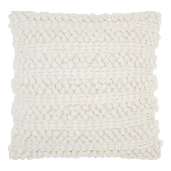 Woven Striped Life Styles Square Throw Pillow - Mina Victory | Target