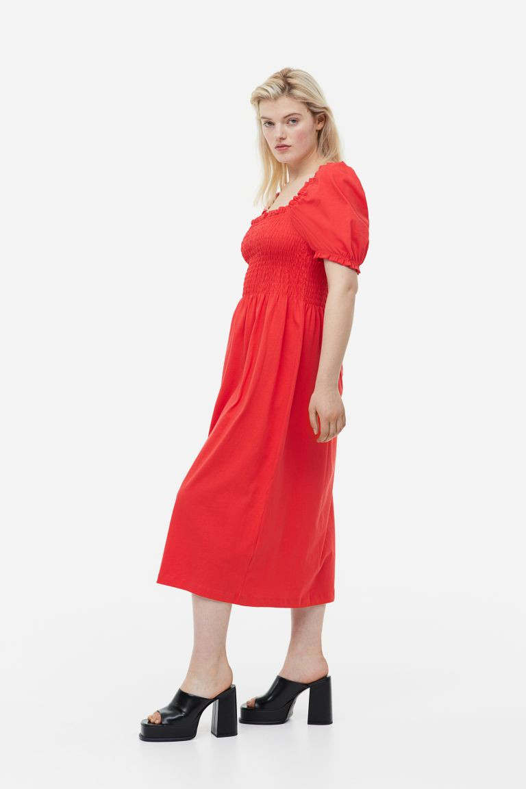 Smocked Jersey Dress | H&M (US + CA)