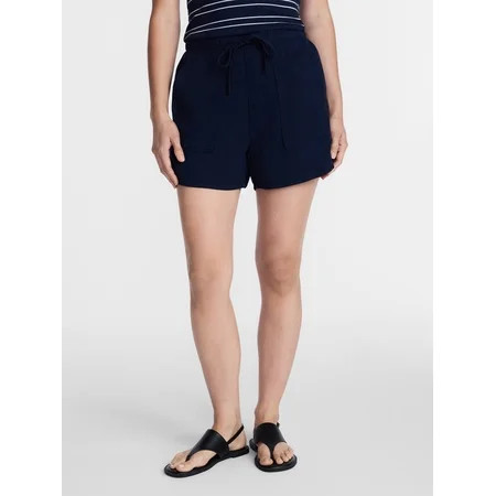 Time and Tru Women’s Soft High Rise Utility Shorts, 4” Inseam, Sizes XS-XXXL | Walmart (US)