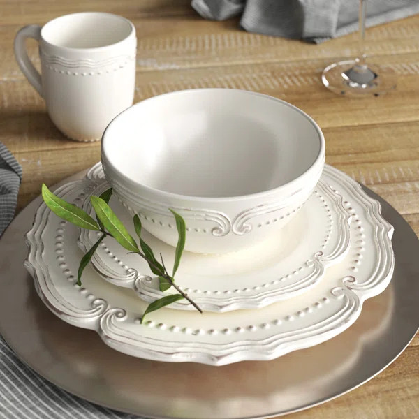 Birch Lane™ Dolomite Dinnerware Set - Service for 4 | Wayfair North America