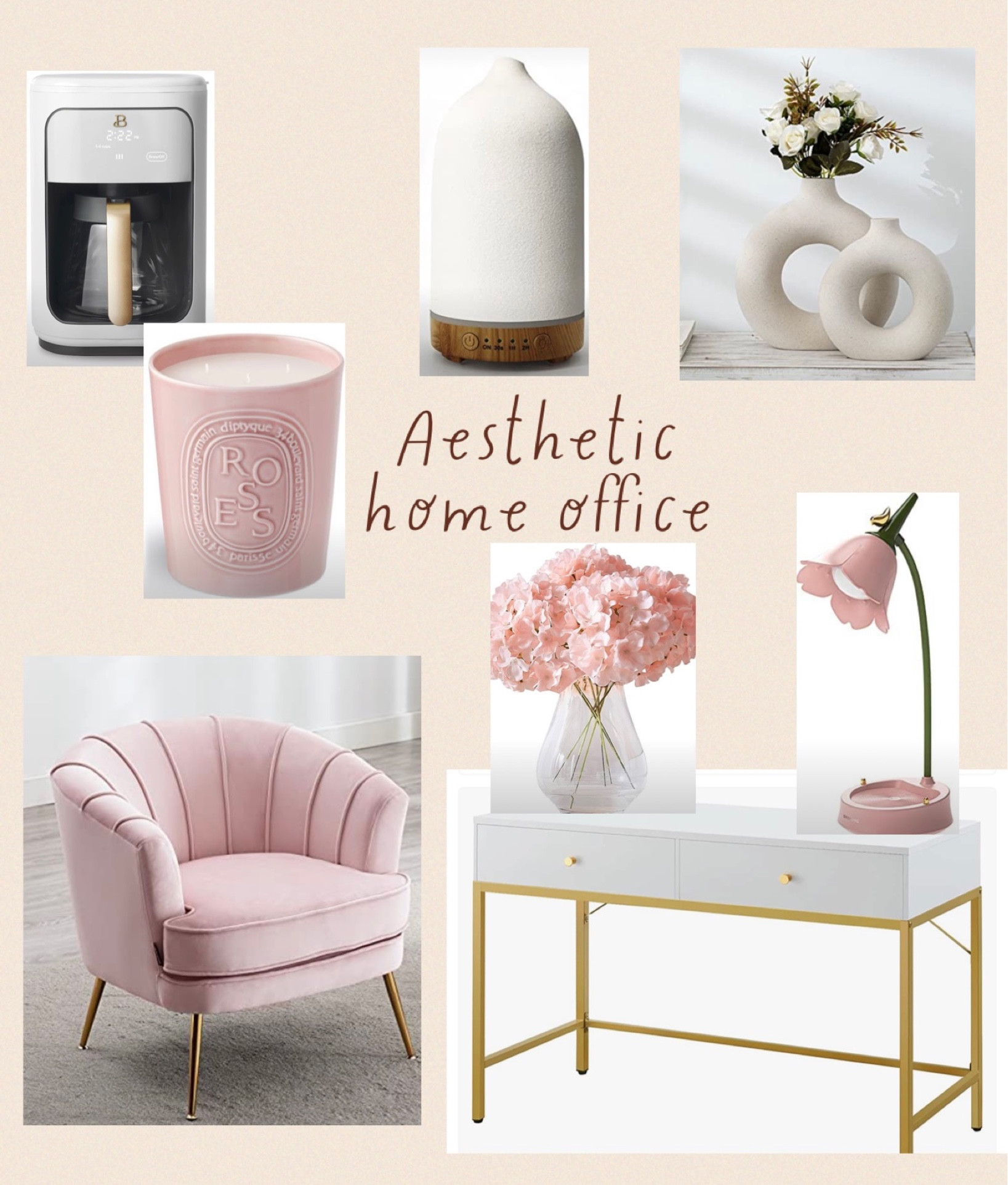 Feminine home office decor 🌸

#LTKSeasonal #LTKFind #LTKhome