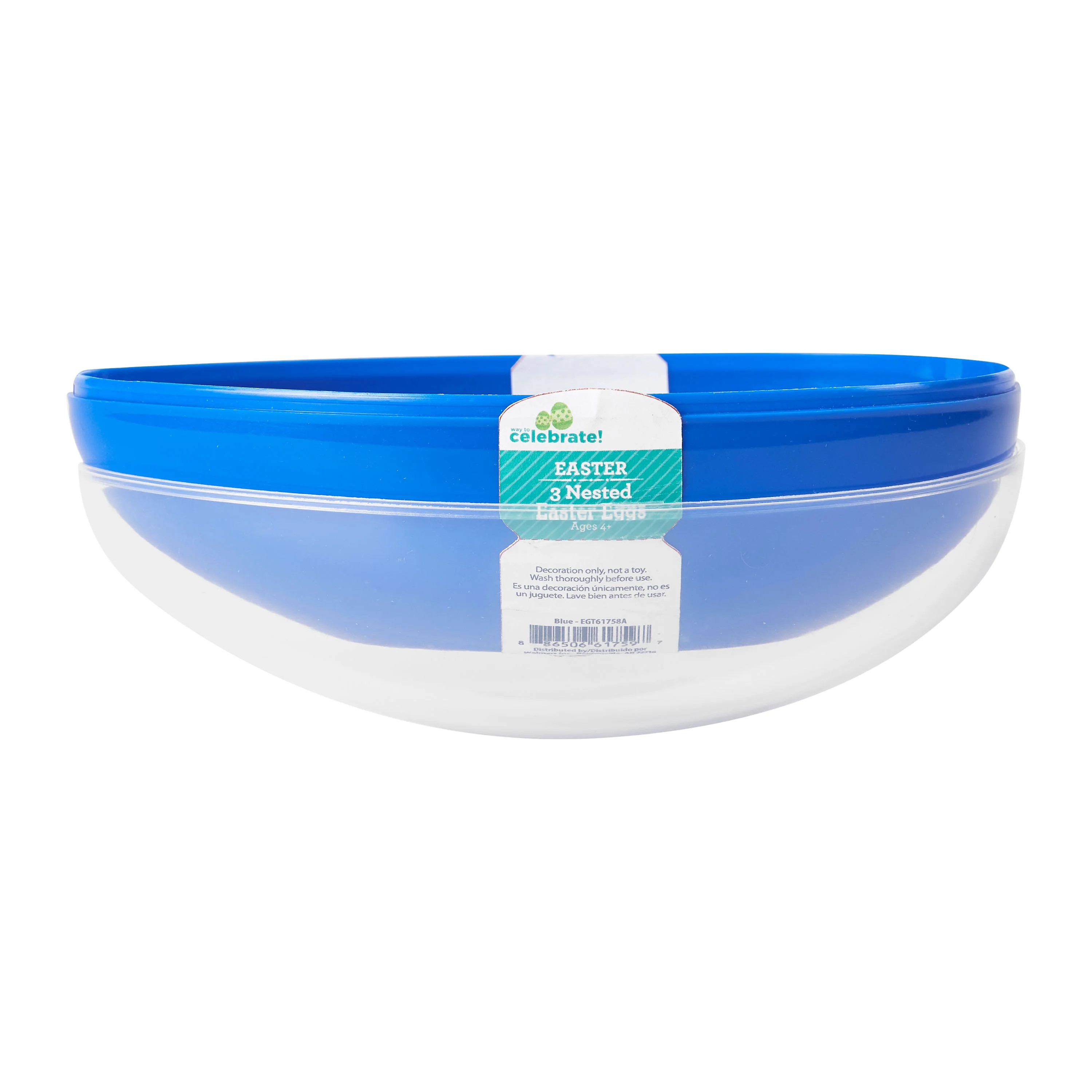 Way To Celebrate Large Egg (nested) - Blue | Walmart (US)