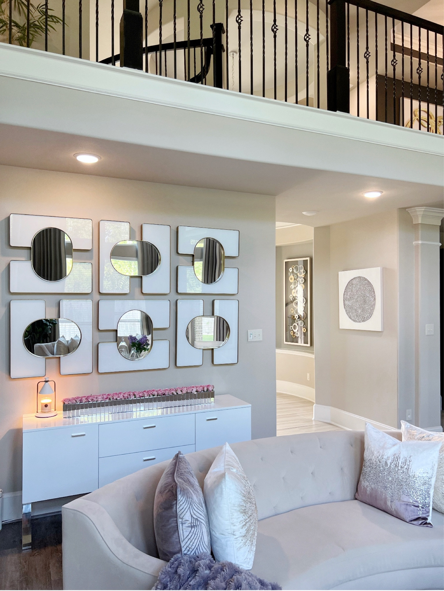 Living room styling inspo with pops of lavender! Most of these items are on sale! #homedecor #livingroomfurniture

#LTKhome #LTKsalealert