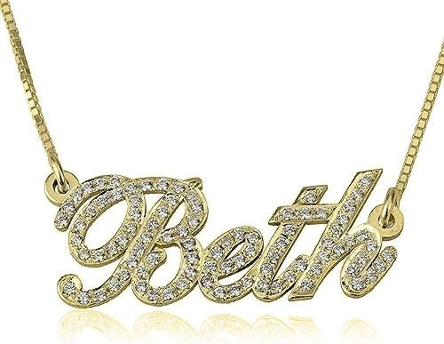 Dainty Custom Name Necklace Personalized Nameplate Necklace Customized Name Jewelry Gift for Wome... | Amazon (US)