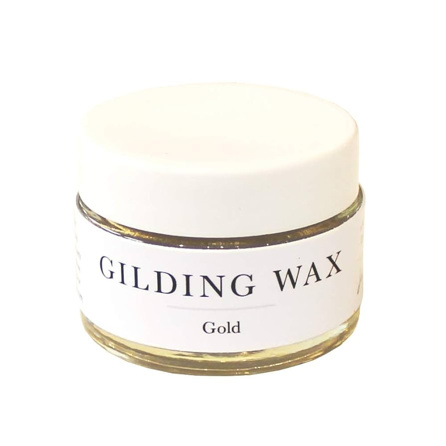Jolie Gilding Wax – Metallic Finish for Furniture, Hardware, and Décor, Gold, 1 Ounce [30ml] | Amazon (US)