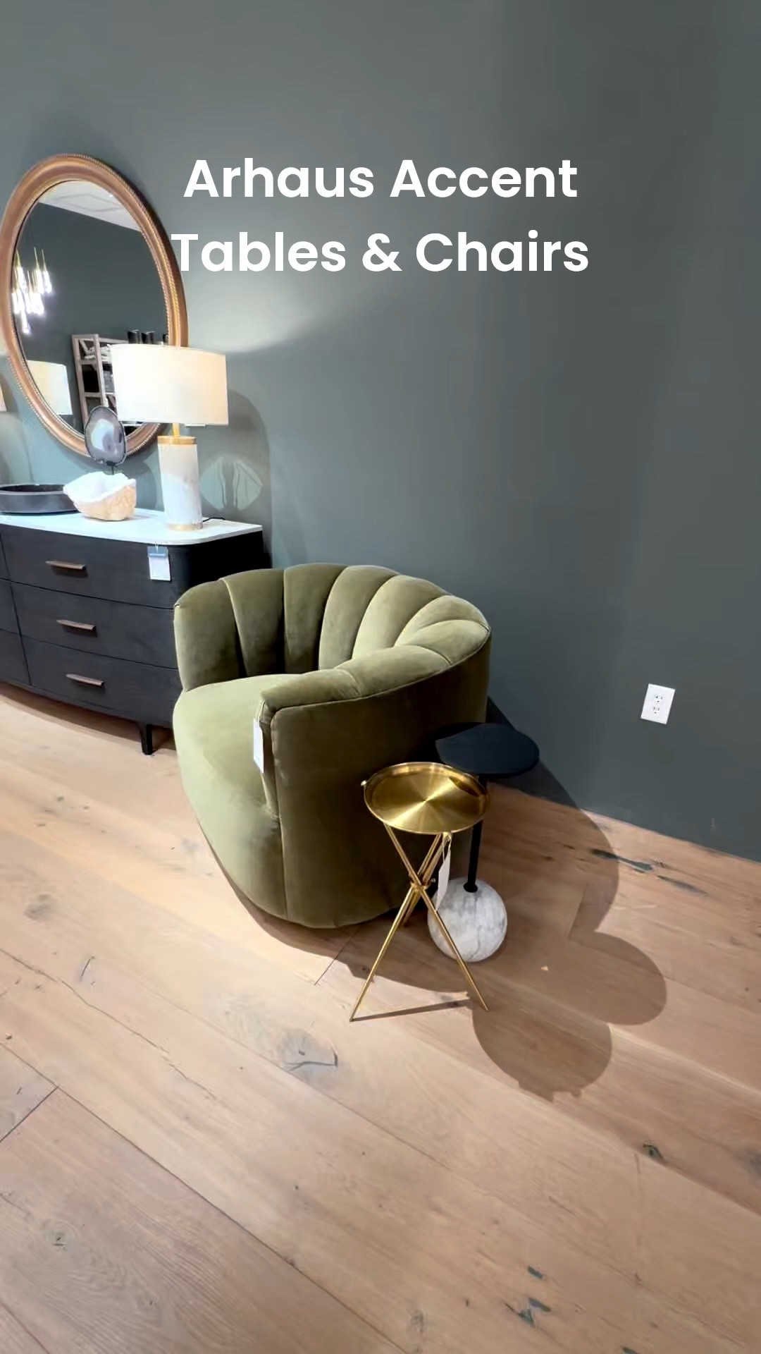 Adding a chair and accent table to a space adds seating. Adding Arhaus side tables and chair to a space adds interesting detail to your space. #arhaus #chair #sidetable #drinktable 

#LTKHome