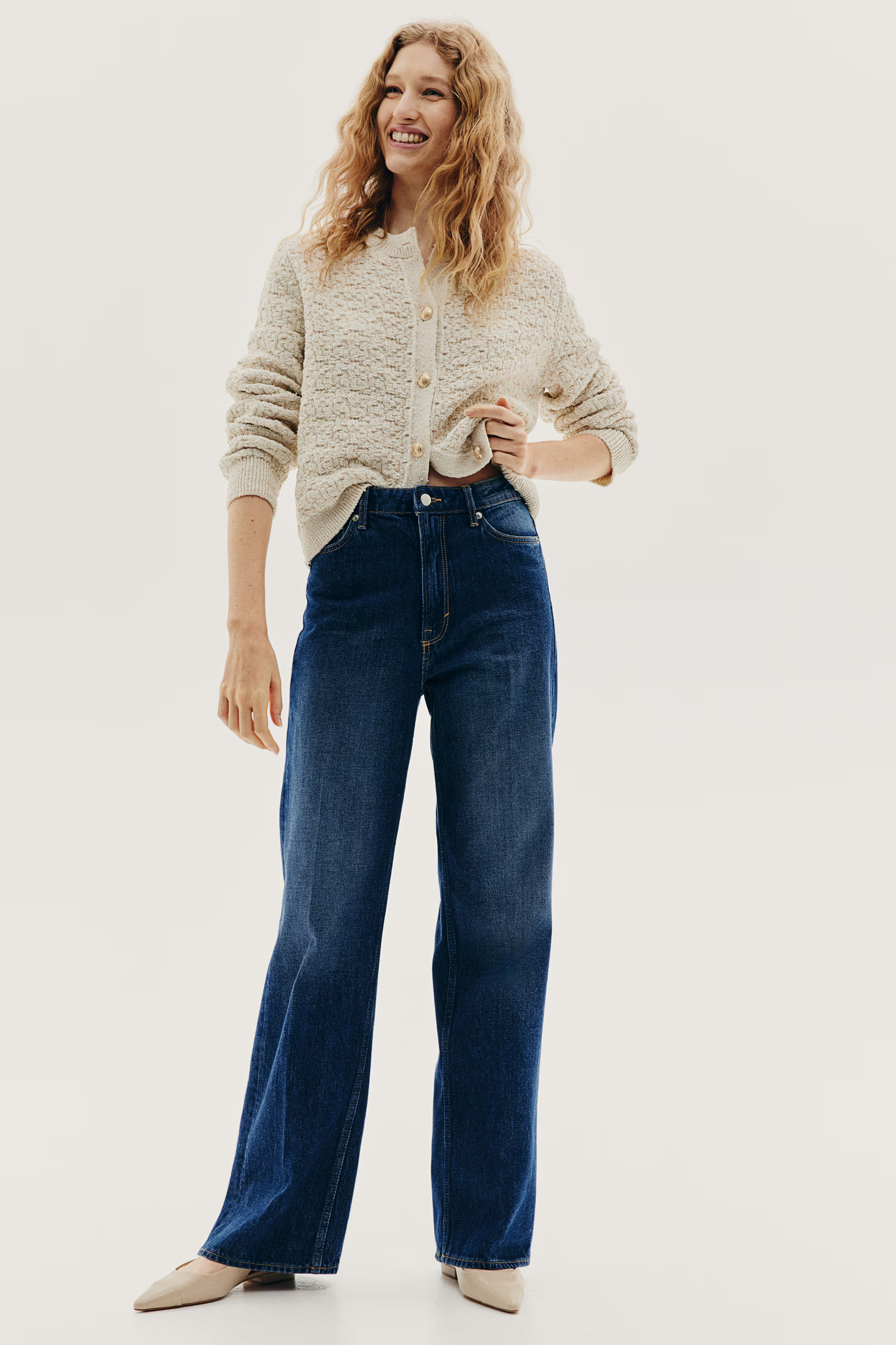 Textured-Knit Cardigan | H&M (US + CA)