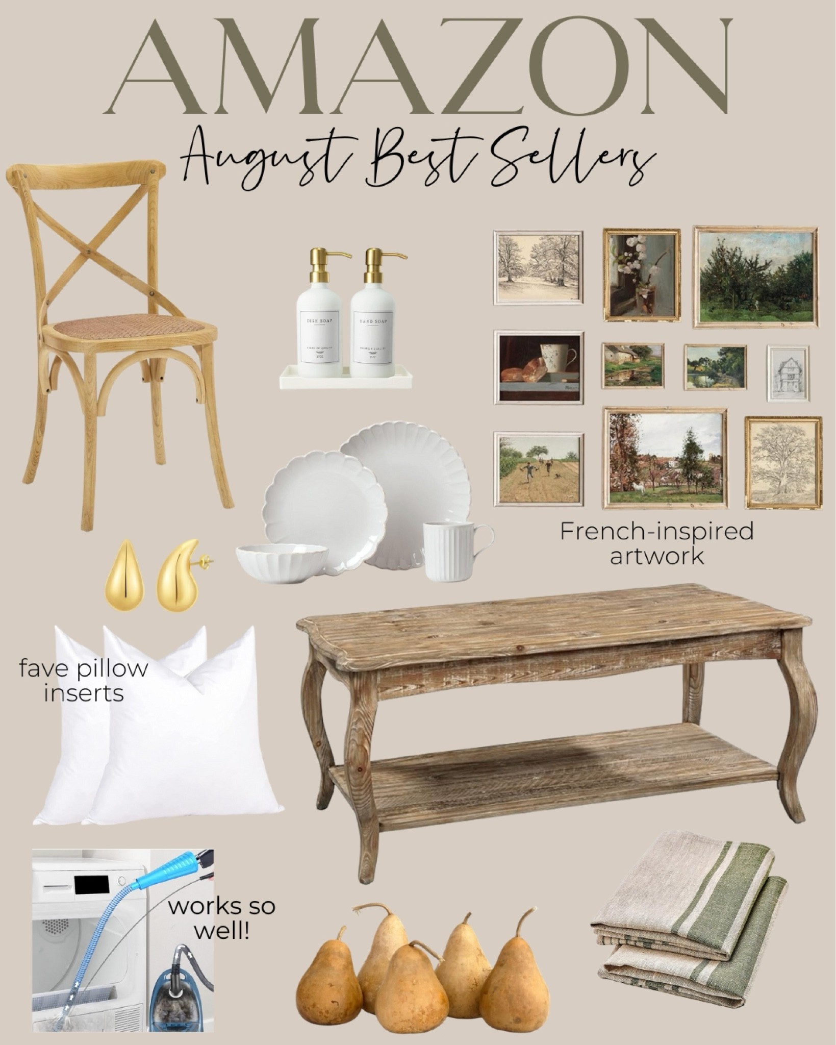 All our best sellers from Amazon last month! Coffee table, dining chair, artwork, wall decor, tabletop, fall decor 

Home decor, Amazon finds 

#LTKFindsUnder100 #LTKFindsUnder50 #LTKHome