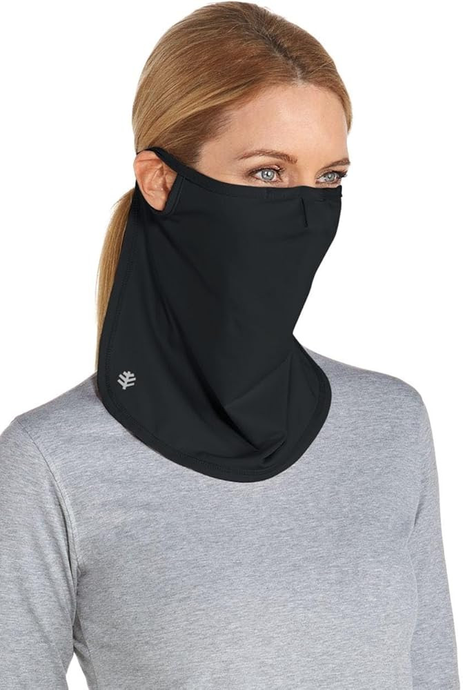 Coolibar UV Face Shield - UPF 50+ Sun Protection - Crestone in Black | Amazon (US)