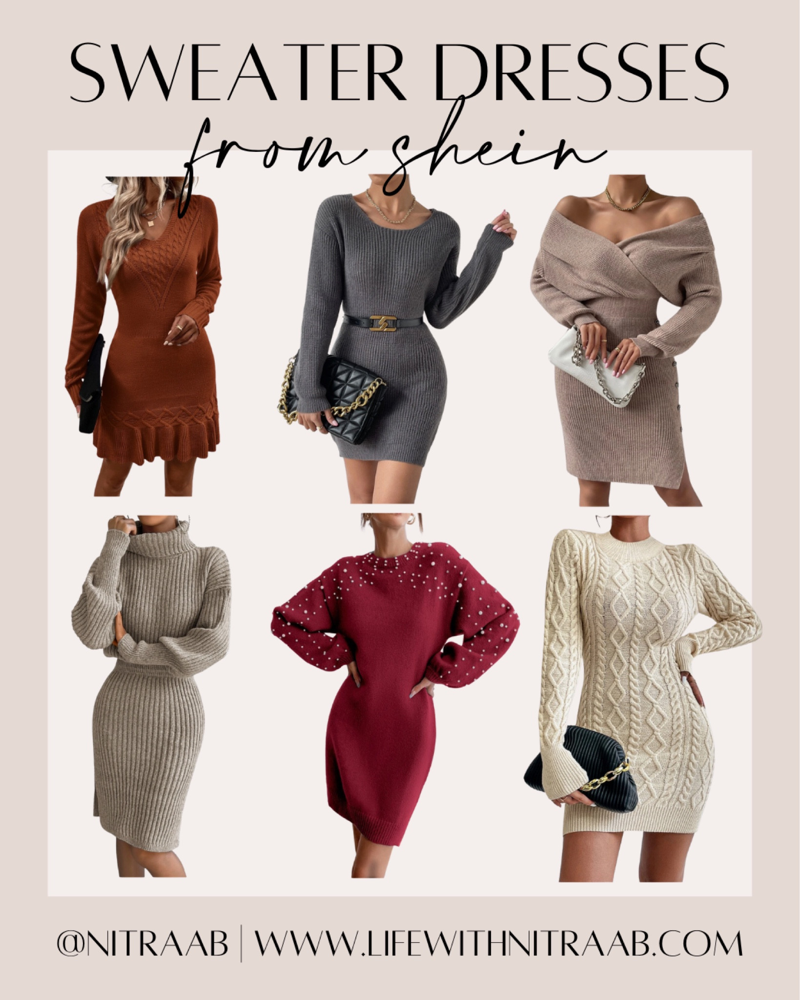 Sweater Dresses From SheIn 🍂

fall outfits // shein // fall dress // sweater dress // fall outfit inspo // fall fashion // shein dress // shein haul // affordable fashion

#LTKSeasonal #LTKstyletip #LTKunder50