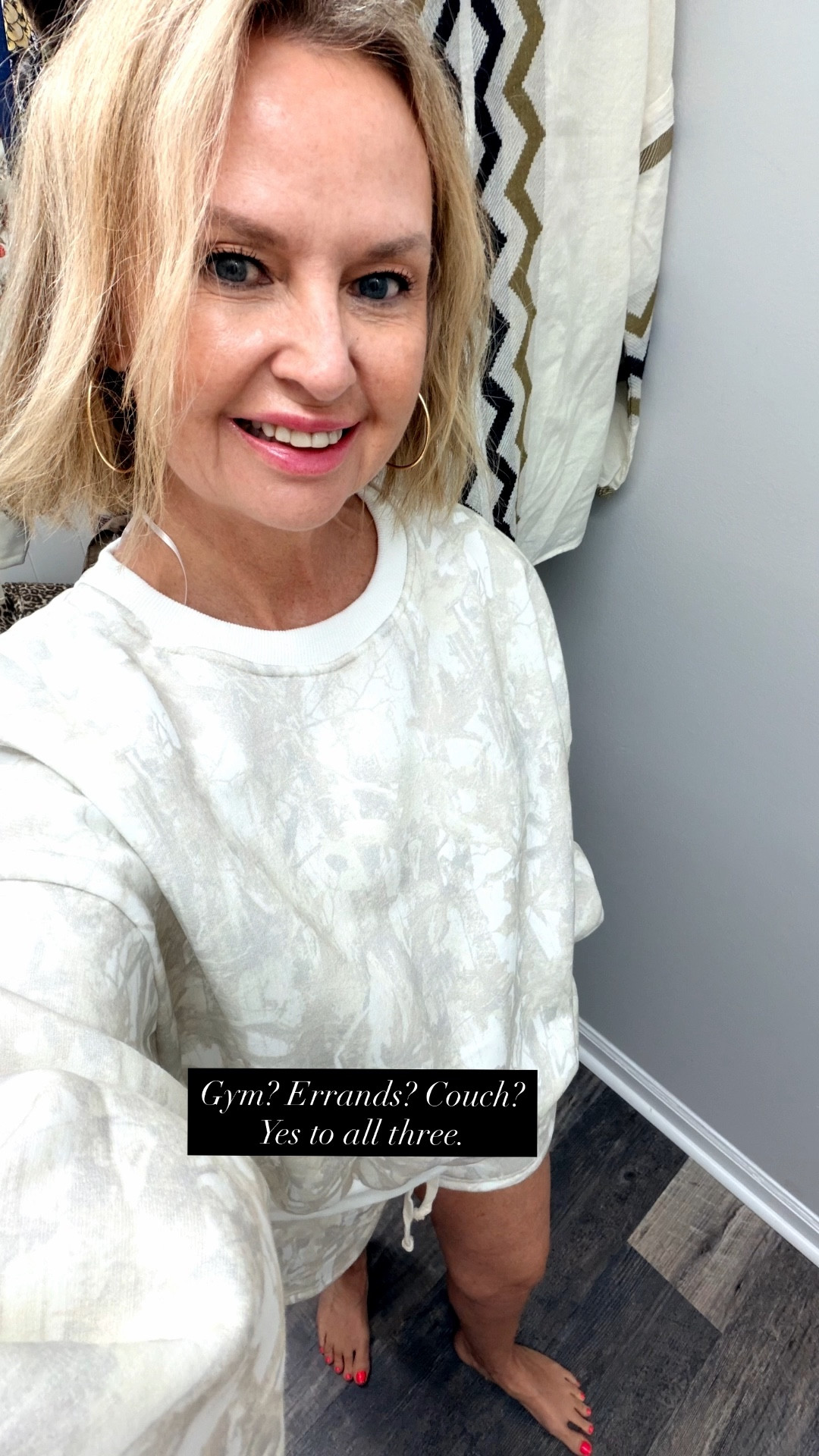 Went into my favorite local boutique and goodness gracious … I was not disappointed. 😍

This shop truly has something for everybody—from the cutest trendy pieces to closet staples to your favorite game day fits (that’s a whole separate post 👀)… and yes, they even carry Alabama things 😒😂

Let’s talk about these looks:
• The black floral top + high-waisted wide leg jeans = total boho vibes. The top is sheer with an attached undershirt, and those jeans were so flattering on this mature body.
• The olive green denim overalls are a new favorite—trendy, comfy, and easy to dress up or down (I’m literally wearing them out running errands today).
• The geometric top with jeans? 😍 A must-have.
• The camo lounge set is perfect year-round—and might just be my new gym fit. 😉
• And y’all already know I love that adorable reversible jumpsuit.

They’ve got everything you need to finish an outfit—bags, shoes, hats, jewelry, all of it.
If you’re local, stop in and take a look around. And if you’re not, you can shop these looks online too!

✨ Shop small. Shop local. Support your people.
💸 Use my code BessieShops10 for an extra 10% off!
926West.Shop

Linked here so you can shop every look. 🤍

#LTKootd #LTKOver40 #LTKvlog