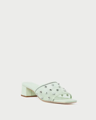 Brooke Seafoam/Crystal Mesh Mule | Loeffler Randall