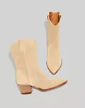 The Cassity Tall Western Boot in Suede | Madewell