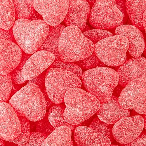 Cherry Hearts - 2 Pound Pack - Chewy Valentines Candy - Classic Pink Jelly Candy for Buffets, Dessert Decorating & Gifting - Old Fashioned Cherry Jellies | Amazon (US)