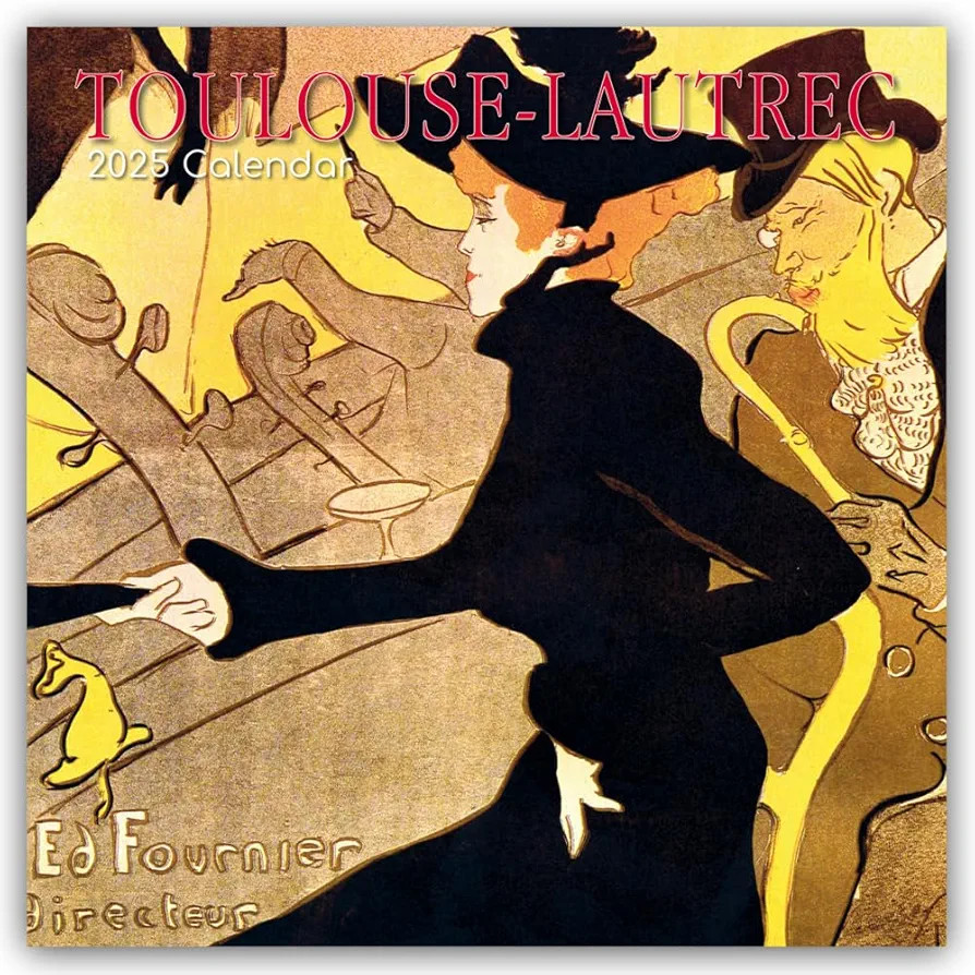 Toulouse-Lautrec - Henri de Toulouse-Lautrec - Art Calendar 2025 16 Month Calendar: Original The ... | Amazon (US)