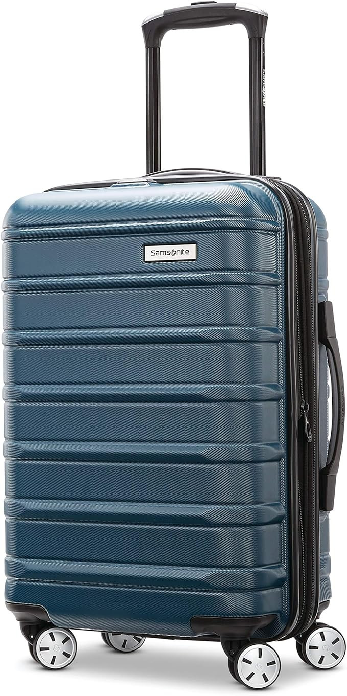 Samsonite Omni 2 International Carry-On Luggage with 360° Spinner Wheels - Scratch Resistant Har... | Amazon (US)