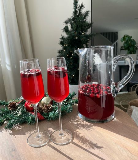 Let’s make a Cranberry Rosé! 

Here’s the next mocktail in my Holiday mocktail series and it’s one with just THREE ingredients. The festive color is sure to get you in the holiday spirit!

This is a perfect batch mocktail to make if you’re hosting friends and family or something to take with you to share!

Grab your favorite bottle of non-alcoholic bubbly rosé, fresh cranberry juice and 1 -2 large lemons (juiced). Combine the ingredients in your pitcher, stir together and top with cranberries! Serve and enjoy with your favorite people!

INGREDIENTS
• 1 bottle of non-alcoholic bubbly rosé
• 2 cups Cranberry juice
• 1-2 large lemons - juiced
• Garnish: cranberries

#LTKSeasonal #LTKHoliday #LTKhome