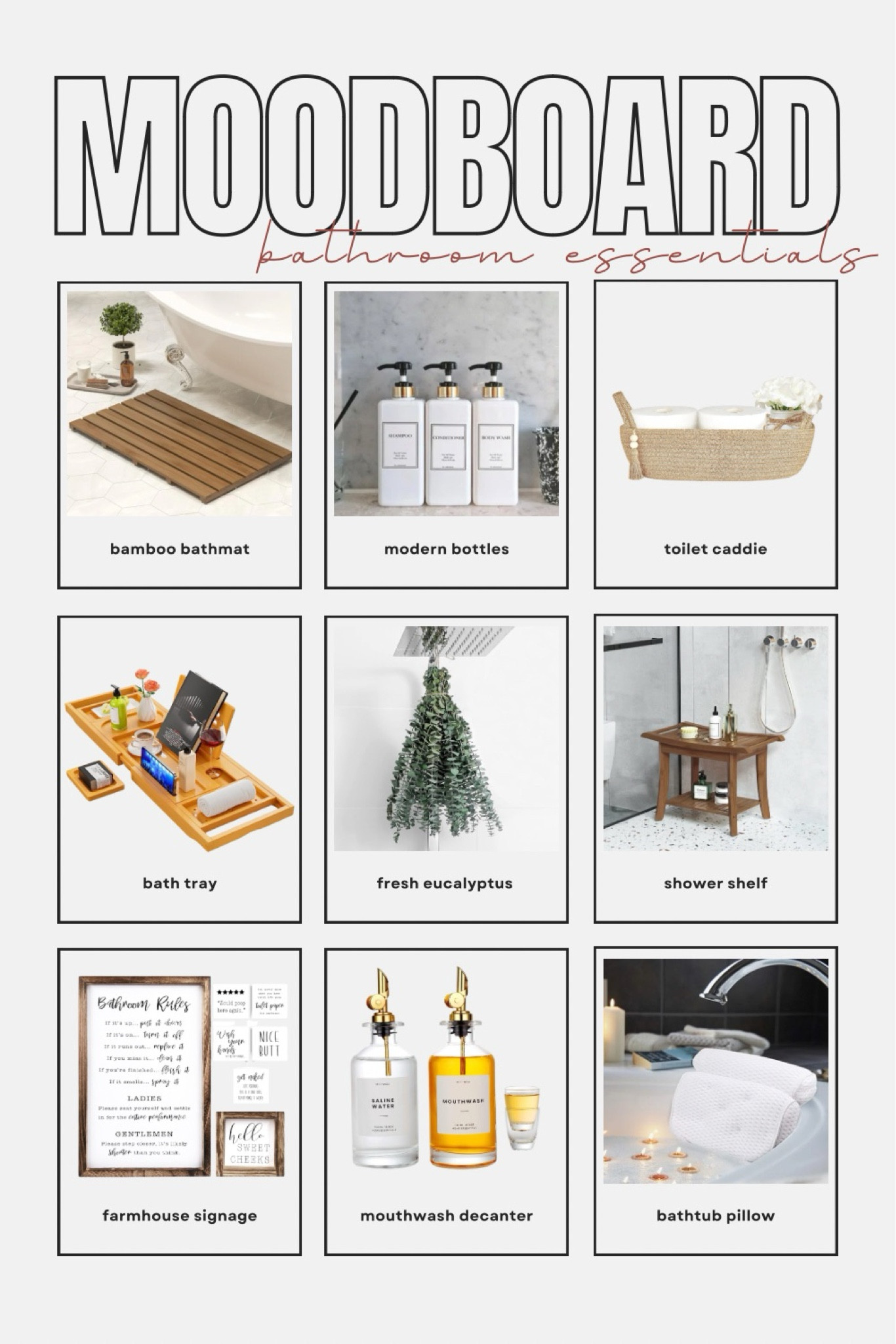 amazon home finds | bathroom essentials | amazon bathroom finds | bamboo bath tray | fresh eucalyptus | modern labels | farmhouse signage | bath tray

#LTKhome #LTKfindsunder100 #LTKstyletip