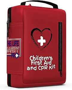 Portable First Aid Kit for Kids with CPR Shield - Ideal for Home, Car, School, Camping, and as a ... | Amazon (US)