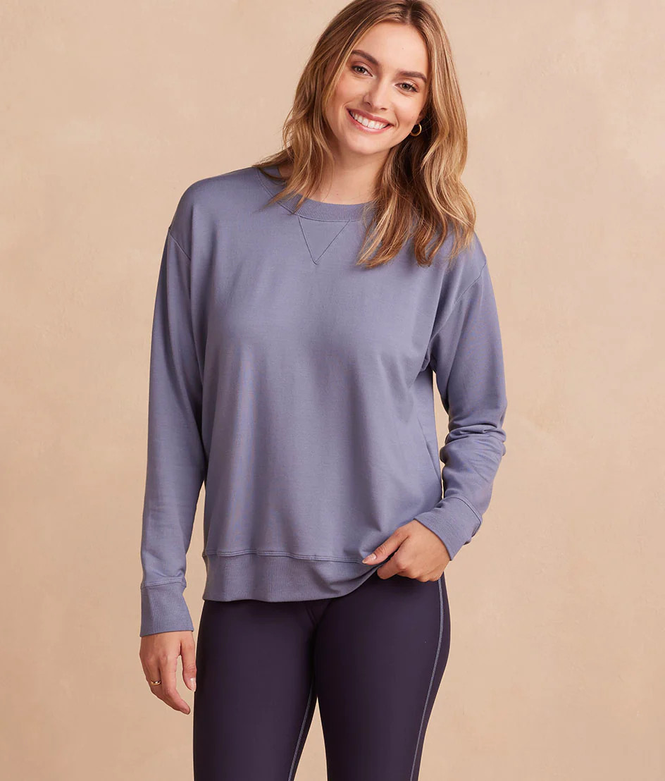 The Softest French Terry Relaxed Crew | SummerSalt