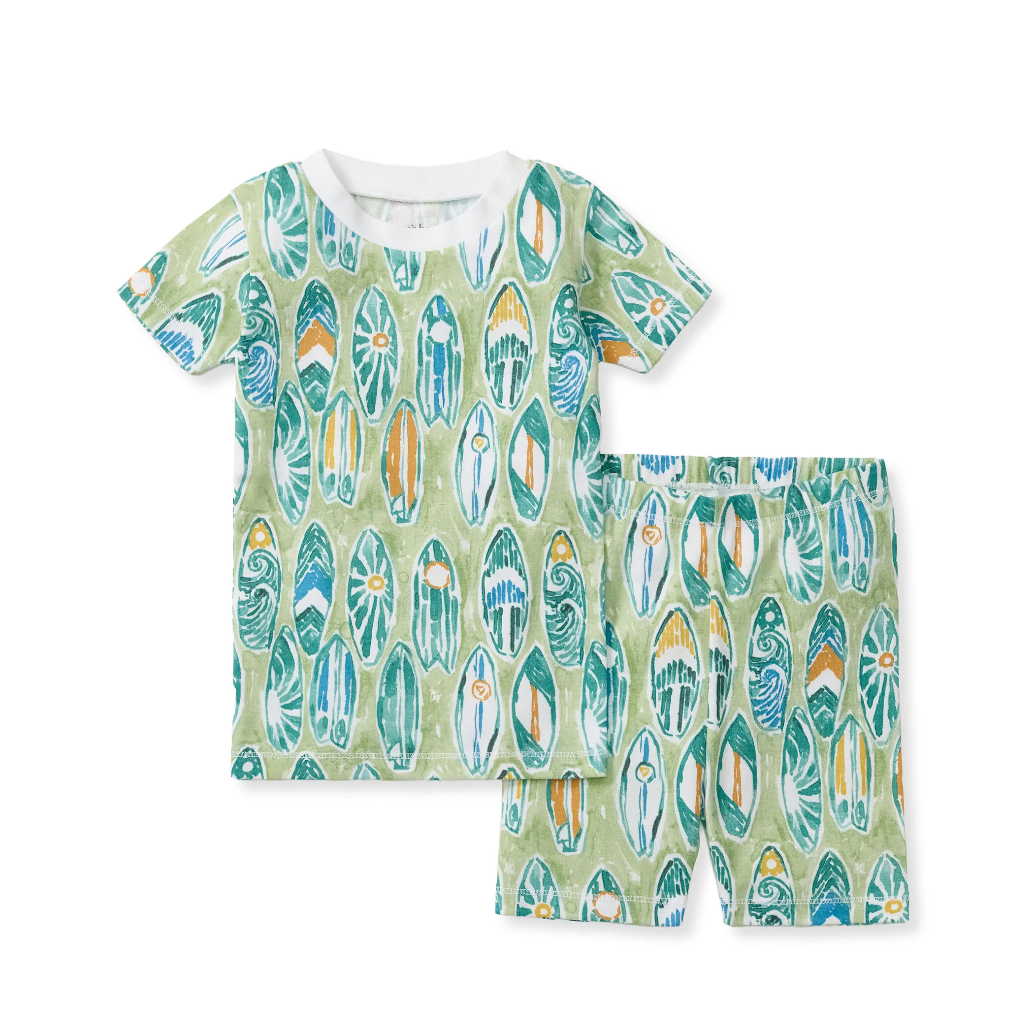 Surf Shop Organic Cotton Two-Piece Pajamas | Burt's Bees Baby