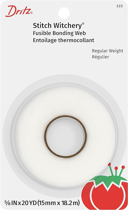 STITCH WITCHERY FUSIBLE BONDING WEB WHITE REG WGHT 20YD | Amazon (US)