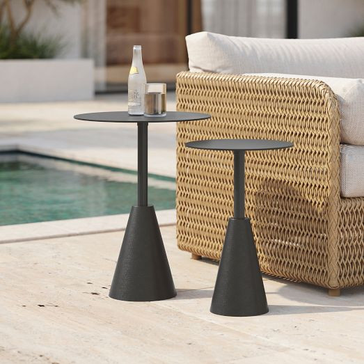 Tyra Outdoor Nesting Side Tables (12"–15.75") | West Elm (US)