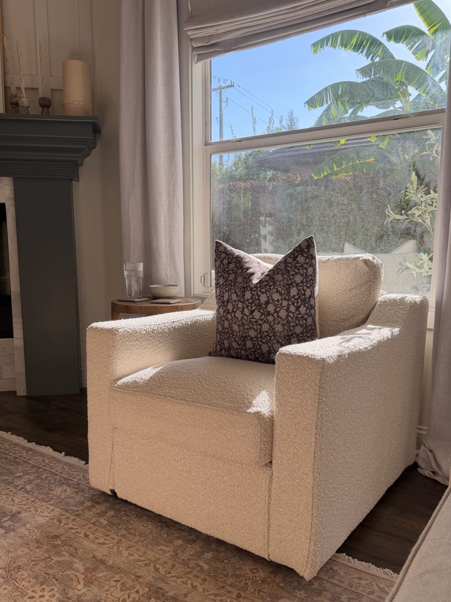 This chair is on major SALE!! Not sure I’ve ever owned a chair I love more!! It’s completely washable! Every single cover on this chair you can throw into the washer machine 🙌🏻

Lovesac, living room furniture, accent chair, boucle chair
