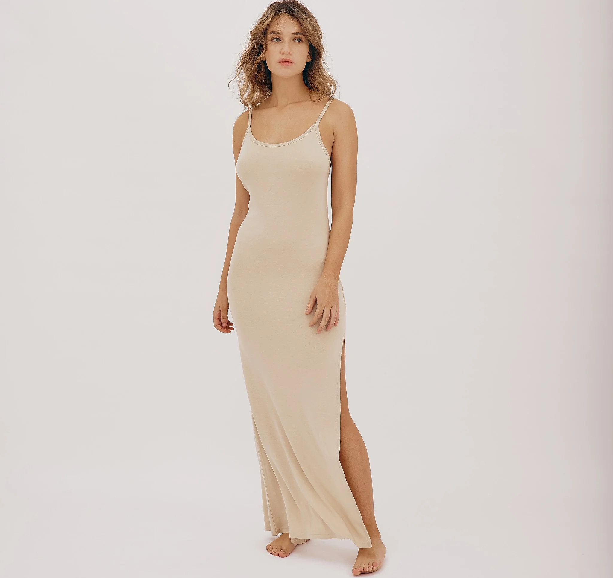 Buy Soft Knit Maxi Slip Dress | Fast Delivery | Organic Basics US | Organic Basics