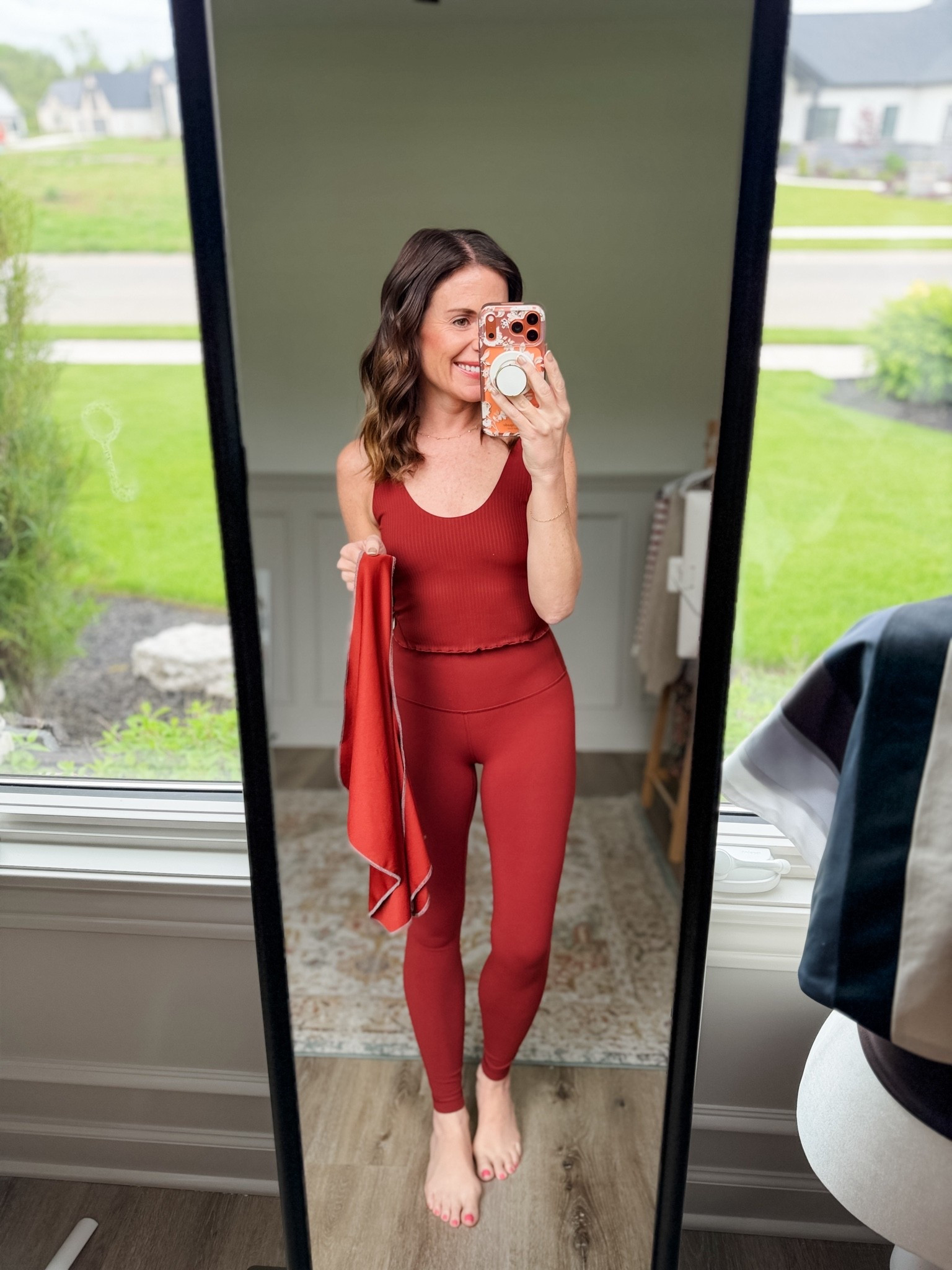 Cranberry Crush = Autumn Chestnut 🍁 
Top: 2
Leggings: 2 - 25”

#LTKActive