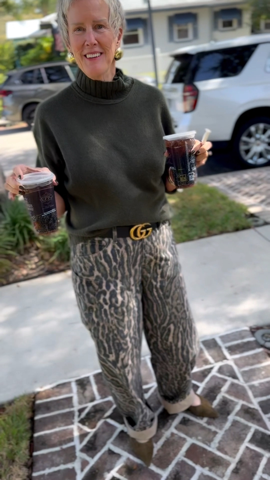 grandma style // leopard + olive 

#LTKOver40 #LTKFindsUnder100 #LTKStyleTip