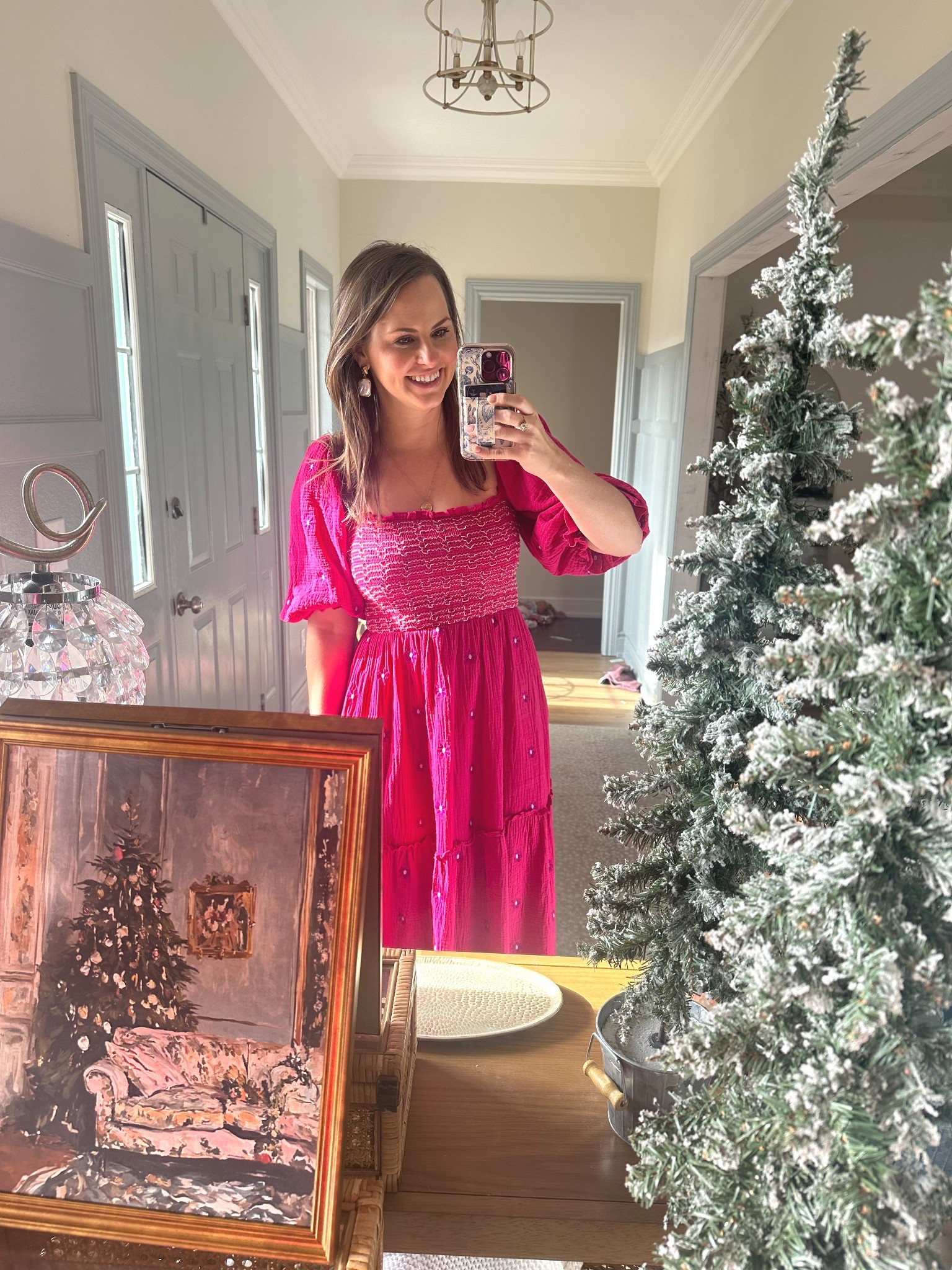 maxi dress I’m loving from Amazon! It’s a free people look for less and SO gorg!! outfit idea great for teachers, winter weddings, family photo outfits, date night, Christmas card photo looks, holiday party dresses, etc! 

Wearing my true size M . 
Amazon fashion finds, midi dress, millenial mom style, Casual mama style, mom fashion, Christmas dress, nutcracker outfit 

#LTKootd #LTKHoliday #LTKgrwm