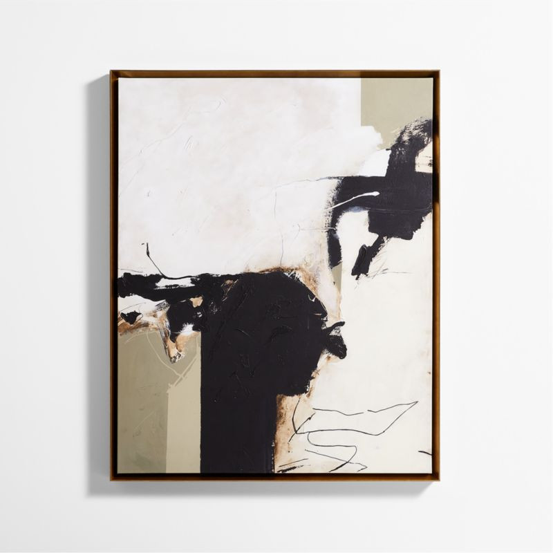 "Full of Hope" by Joe Turner Canvas 40"x50" Framed Wall Art Print | Crate & Barrel | Crate & Barrel