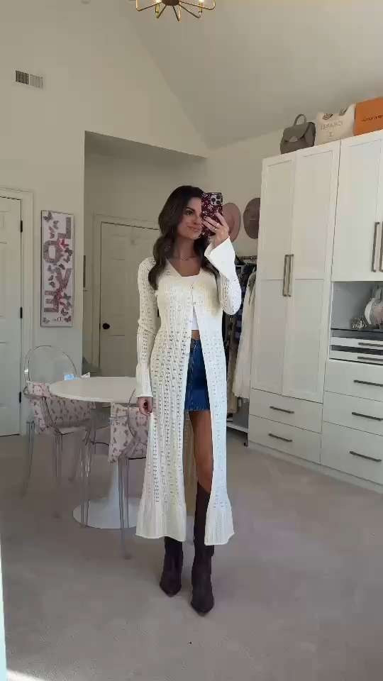 Loving this cardigan from Vestique!  
Use code KATY15 🤍 Size small

Cardigan is low stock so linked a similar option! 

 #LTKGiftGuide #LTKSeasonal #LTKStyleTip